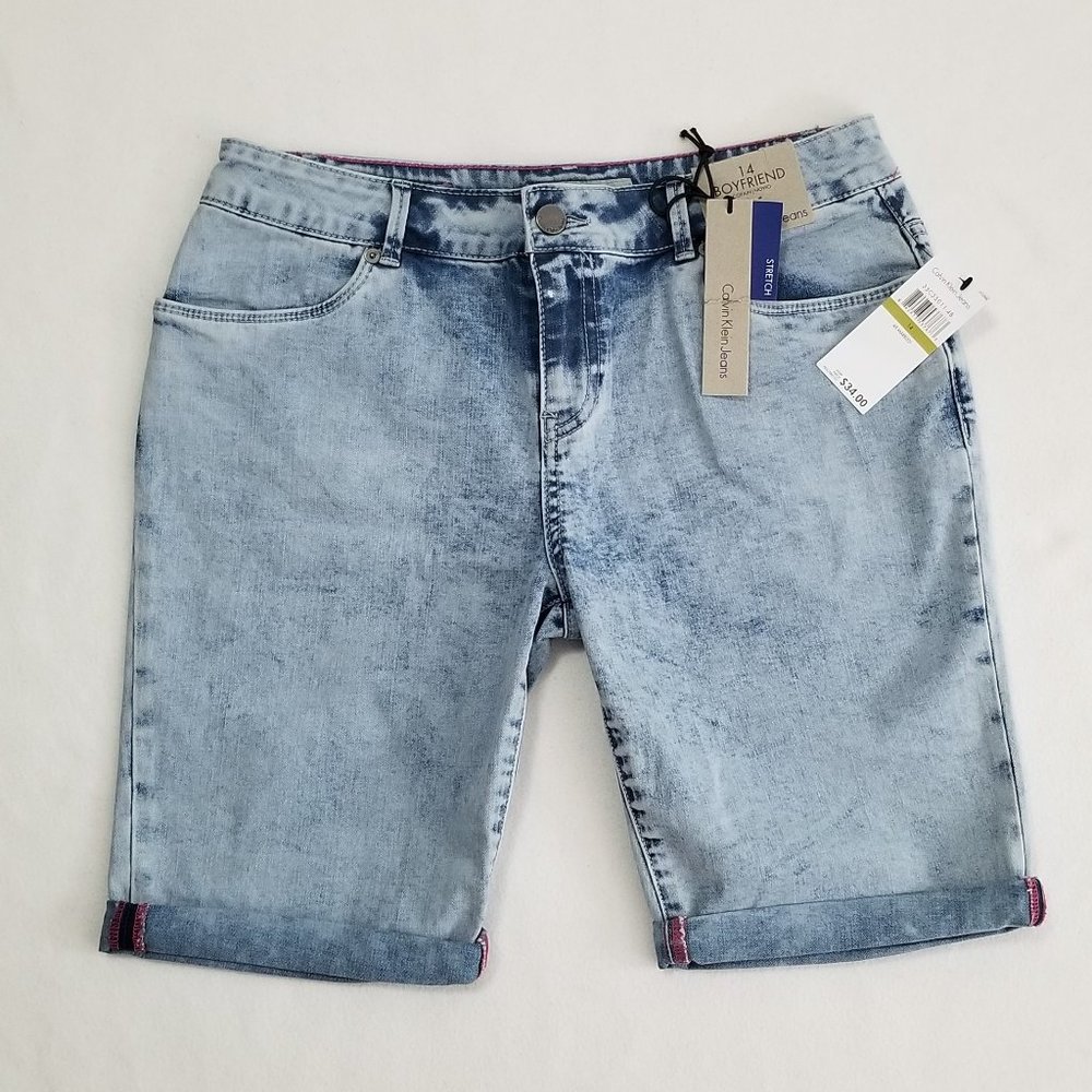 Calvin Klein Girls' Bermuda Denim Short